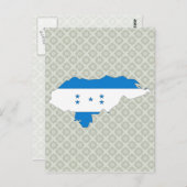 Honduras Flag Karte in voller Größe (Vorne/Hinten)