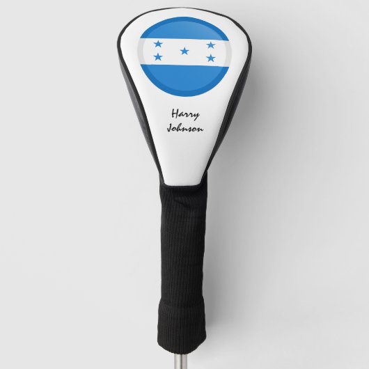 Honduras Flag & Mit Monogramm Golfplätze Golf Headcover (Vorderseite)