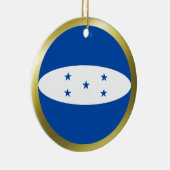 Honduras Flag Ornament (Rechts)
