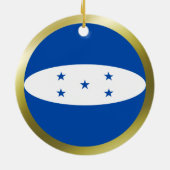 Honduras Flag Ornament (Hinten)