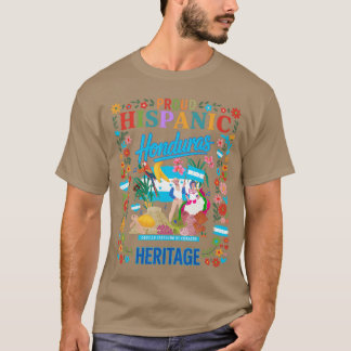 Honduras Flag Outfit Ideas for Women Honduran Hisp T-Shirt