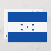 Honduras Flag Postcard Postkarte (Vorne/Hinten)