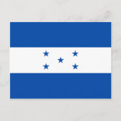 Honduras Flag Postcard Postkarte (Vorderseite)