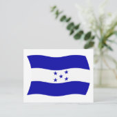 Honduras Flag Postcard Postkarte (Stehend Vorderseite)