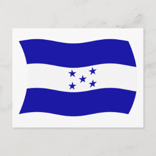 Honduras Flag Postcard Postkarte