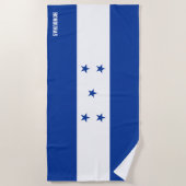 Honduras Flag Splendid Patriotic Strandtuch (Vorderseite)