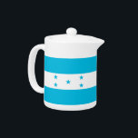 Honduras Flag Teapot<br><div class="desc">Fügen Sie Ihrer Teezeit eine Touch Honduras Stolz hinzu mit unserem exklusiven Teekessel mit der Flagge von Honduras! Dieser Teekessel mit viel Liebe zum Detail ist mehr als nur ein funktioneller Gegenstand, er ist eine Feier von Honduras Erbe und Kulturstolz. Das lebhafte Design zeigt die berühmte honduranische Fahne und macht...</div>