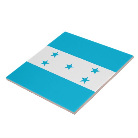 Honduras Flag Tile Fliese (Seite)