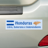 Honduras Flag und Map Autoaufkleber (Auf Auto)