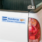 Honduras Flag und Map Autoaufkleber (Auf Lkw)