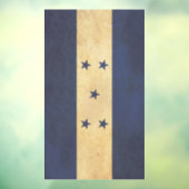 Honduras Flag Vintages Design Fensteraufkleber (Blatt 3)