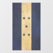 Honduras Flag Vintages Design Fensteraufkleber (Blatt)