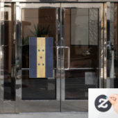 Honduras Flag Vintages Design Fensteraufkleber (Büro Tür)