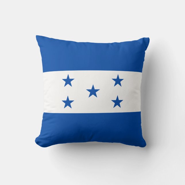 Honduras Flag x Flag Kissen (Vorderseite)
