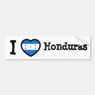 Honduras-Flagge Autoaufkleber