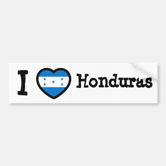 Honduras-Flagge Autoaufkleber (Vorne)