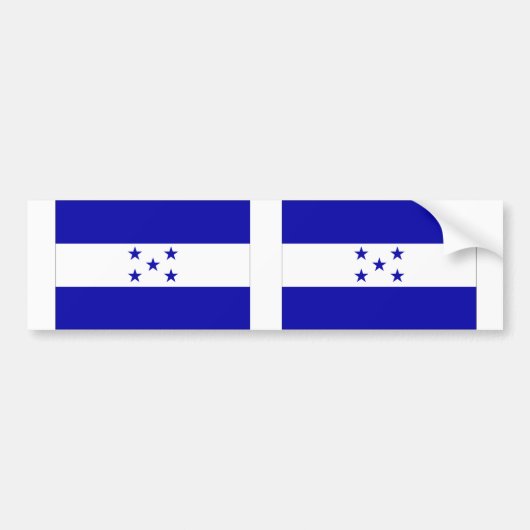Honduras-Flagge Autoaufkleber (Vorne)