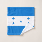 Honduras-Flagge Badhandtuch Set (Waschlappen)
