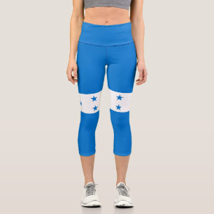 Honduras-Flagge Capri Leggings