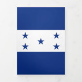 Honduras-Flagge Dreifach Gefaltete Karte (Cover)
