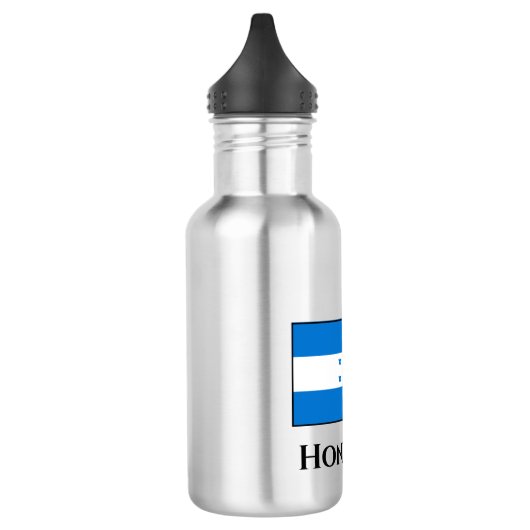 Honduras-Flagge Edelstahlflasche (Links)
