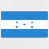 Honduras-Flagge Etiketten (Design 1)