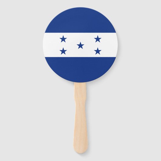Honduras-Flagge Fächer (Rückseite)