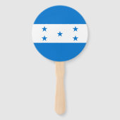 Honduras-Flagge Fächer (Rückseite)