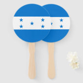 Honduras-Flagge Fächer (Vorne und Hinten)