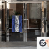 Honduras-Flagge Fensteraufkleber (Büro Tür)