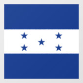 Honduras-Flagge Fensteraufkleber (Blatt)