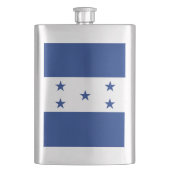 Honduras-Flagge Flachmann (Vorderseite)