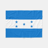 Honduras-Flagge Fleecedecke (Vorderseite (Horizontal))