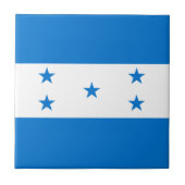 Honduras-Flagge Fliese (Vorderseite)