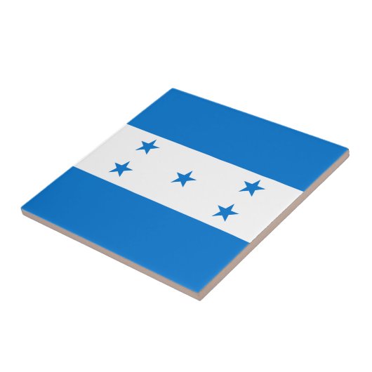 Honduras-Flagge Fliese (Seite)