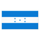 Honduras-Flagge Fotodruck (Vorne)