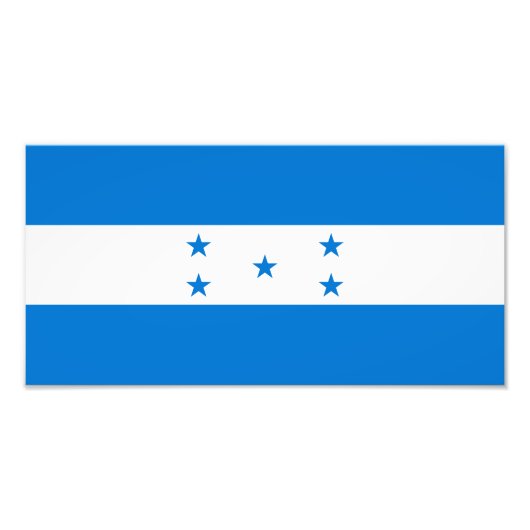 Honduras-Flagge Fotodruck (Vorne)