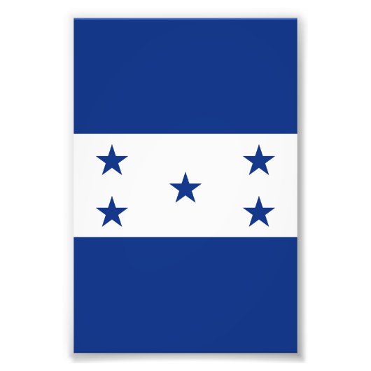 Honduras-Flagge Fotodruck (Vorne)