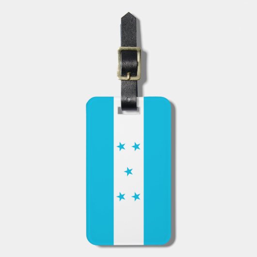 Honduras-Flagge Gepäckanhänger (Vorderseite vertikal)