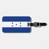Honduras-Flagge Gepäckanhänger (Vorderseite horizontal)