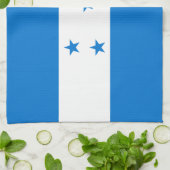Honduras-Flagge Geschirrtuch (Gefaltet)