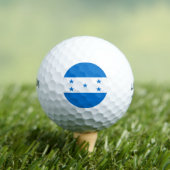 Honduras-Flagge Golfball (Insitu T-Shirt)