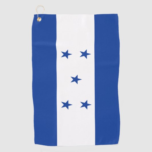 Honduras-Flagge Golfhandtuch (Vorderseite)