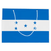 Honduras-Flagge Große Geschenktüte (Rückseite)