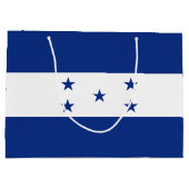 Honduras-Flagge Große Geschenktüte (Rückseite)