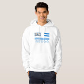 Honduras-Flagge Hoodie (Vorne ganz)