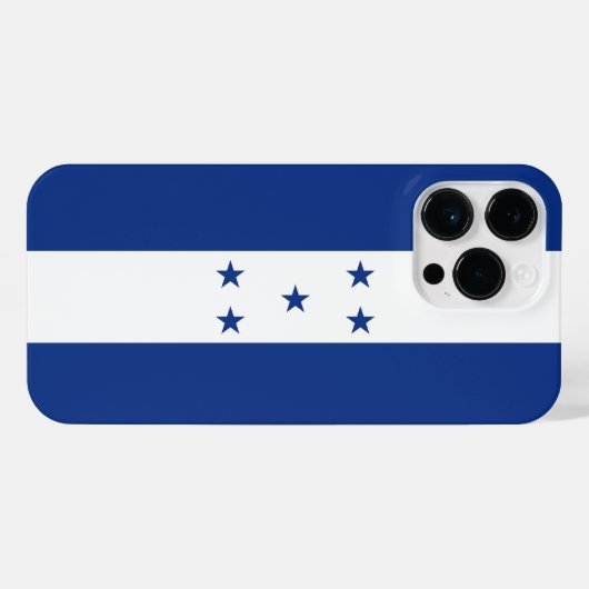 Honduras-Flagge iPhone Hülle (Rückseite (Horizontal))