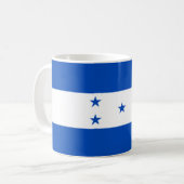 Honduras-Flagge Kaffeetasse (Vorderseite Links)