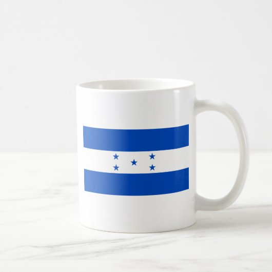 Honduras-Flagge Kaffeetasse (Rechts)