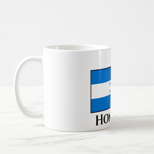 Honduras-Flagge Kaffeetasse (Links)